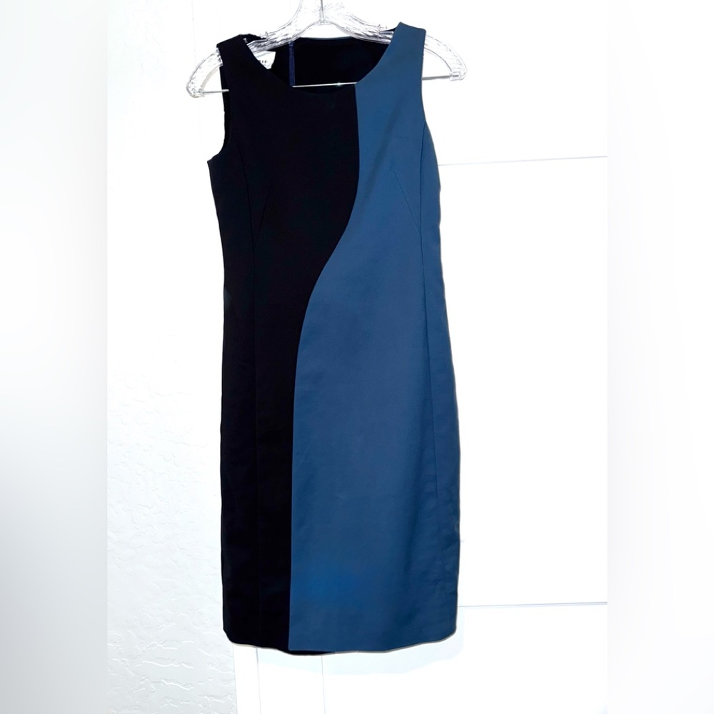 Akris Punto color Block Sheath Dress 4US